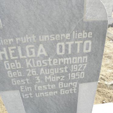OTTO Helga nee KLOSTERMANN 1927-1950
