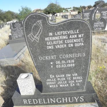 REDELINGHUYS Ockert Cornelius 1916-1989