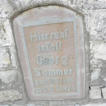 SOMMER Georg 1886-1920