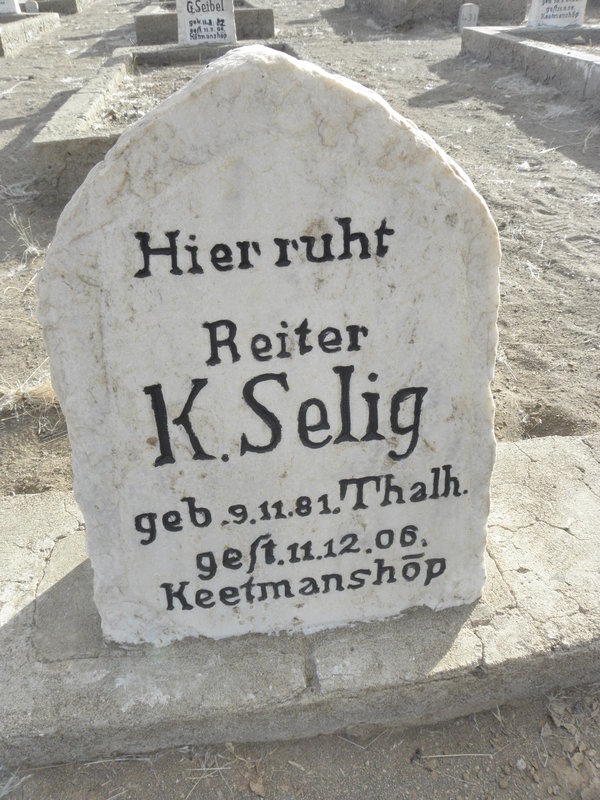 SELIG K. 1881-1906