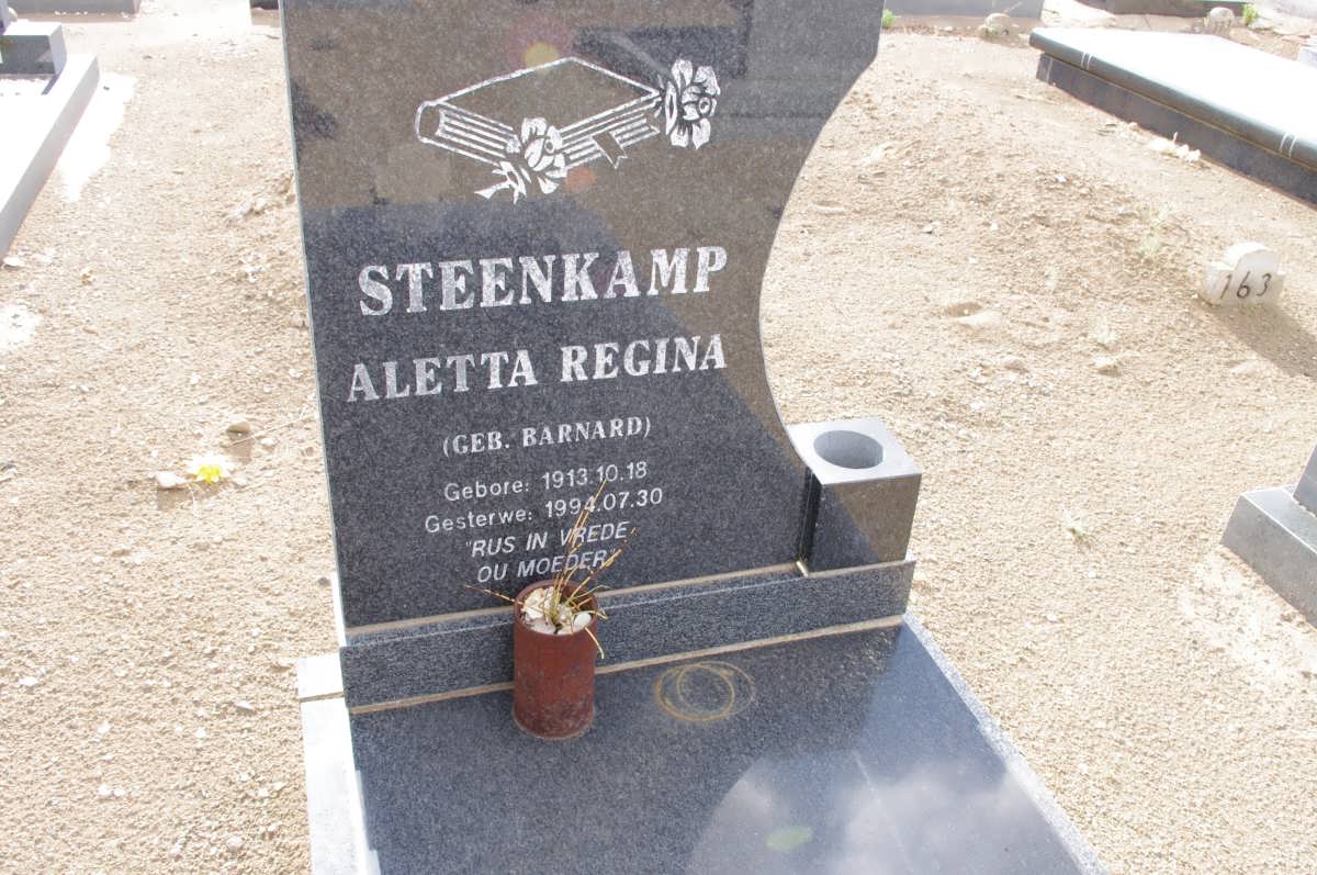 STEENKAMP Aletta Regina nee BARNARD 1913-1994