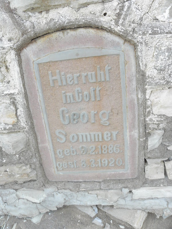 SOMMER Georg 1886-1920