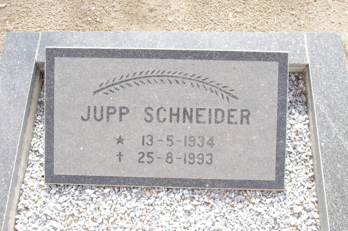 SCHNEIDER Jupp 1934-1993