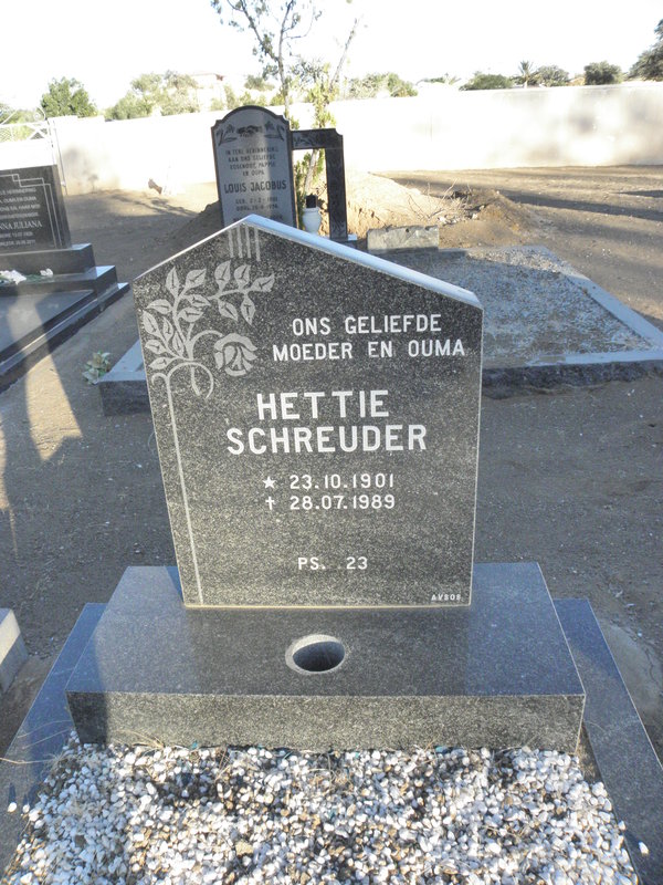 SCHREUDER Hette 1901-1989