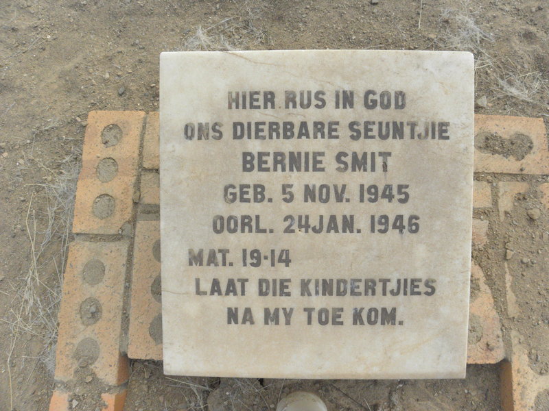 SMIT Bernie 1945-1946