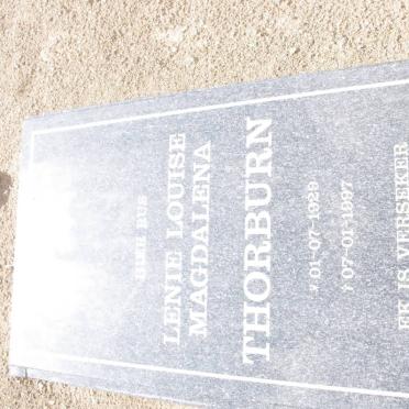 THORBURN Lenie Louise Magdalena 1929-1997