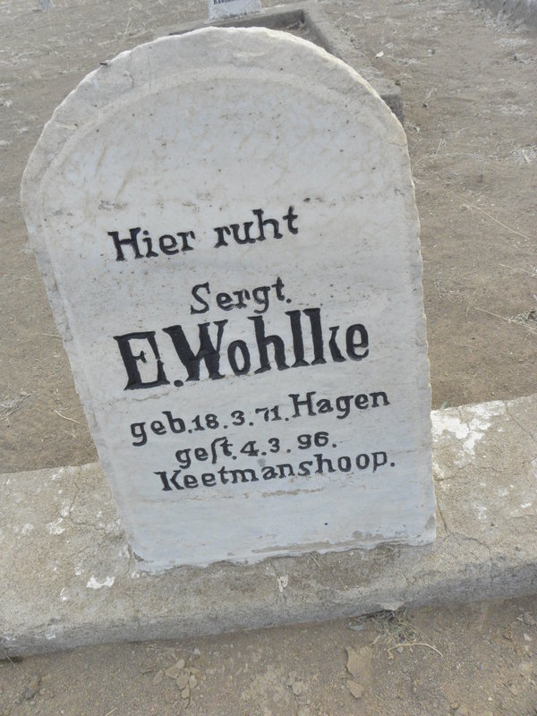 WOHLKE E. 1871-1896