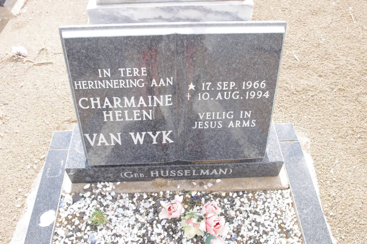 WYK Charmaine Helen, van nee HUSSELMAN 1966-1994