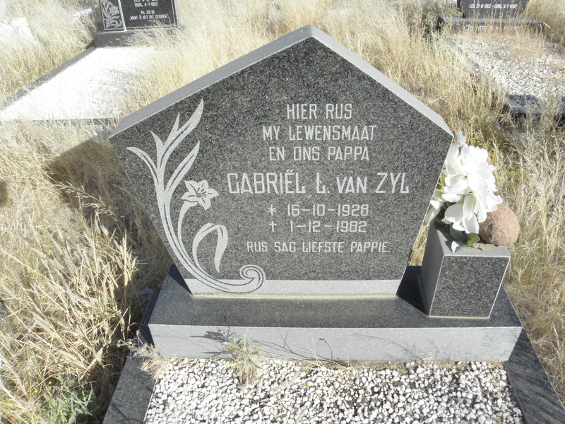ZYL Gabriel L., van 1928-1982