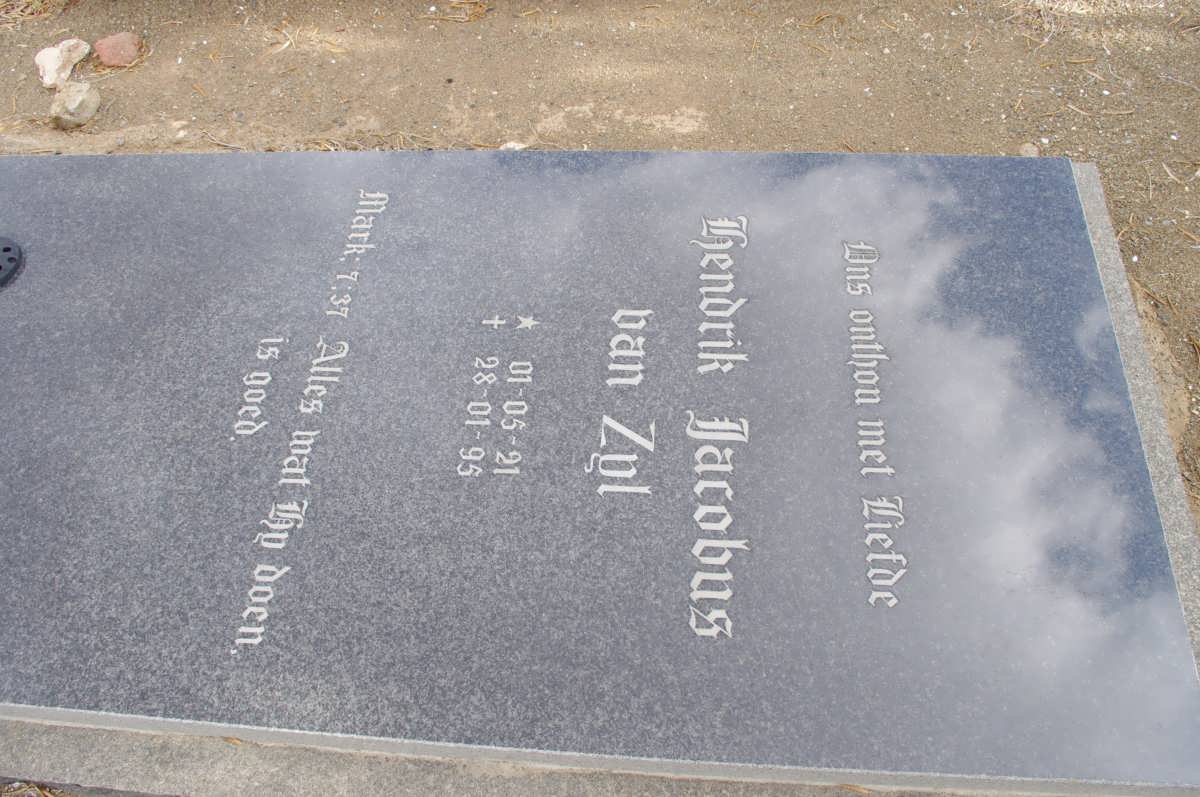 ZYL Hendrik Jacobus, van 1921-1995