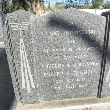 ? Frederick Johannes Philippus Roedolf 1907-1955