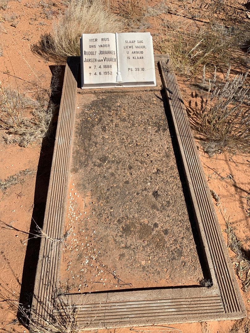 VUUREN Rudolf Johannes, Jansen van 1888-1952