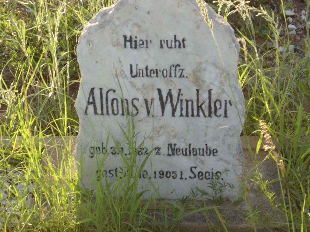 WINKLER Alfons, v  1882-1905