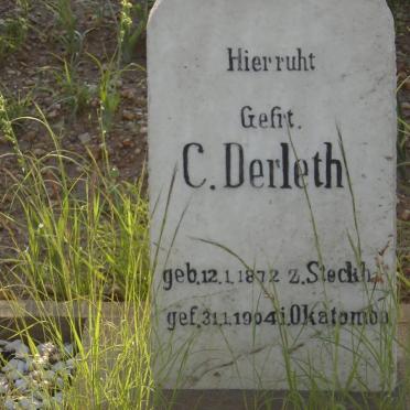 DERLETH C. 1872-1904