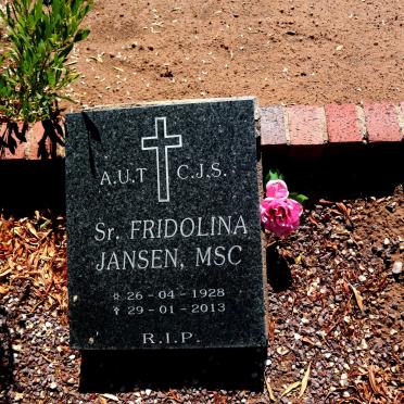 JANSEN Fridolina 1928-2013