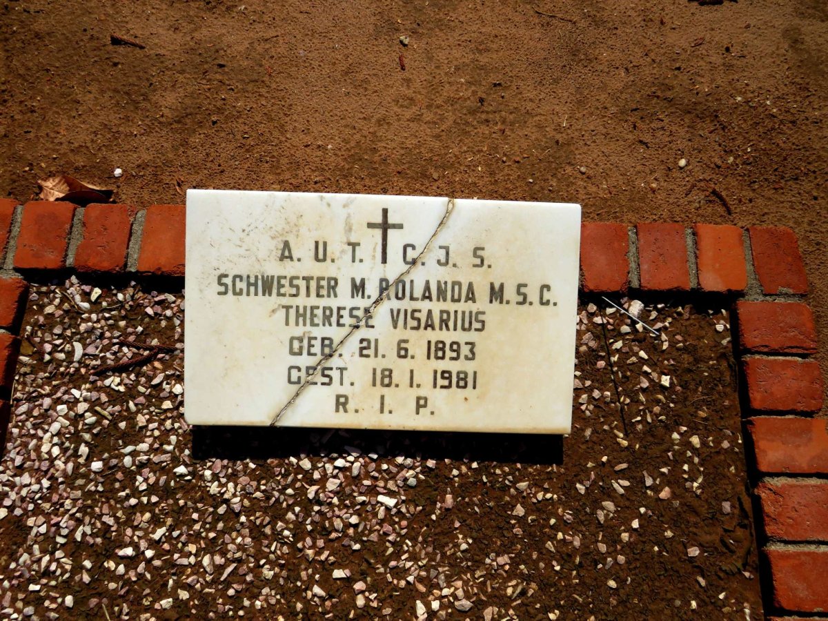 VISARIUS Therese 1893-1981