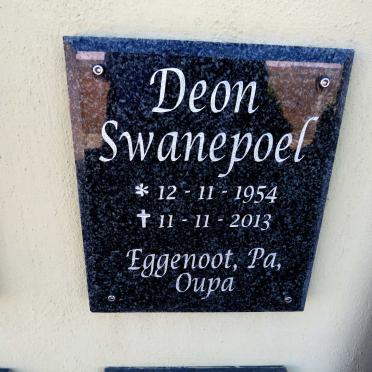 SWANEPOEL Deon 1954-2013