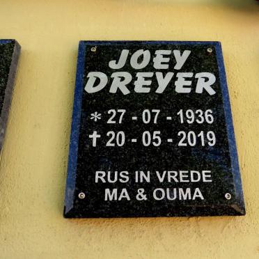 DREYER Joey 1936-2019