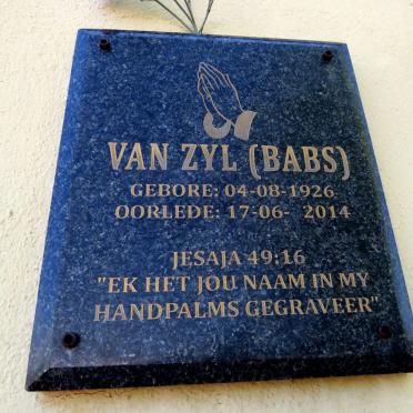 ZYL Babs, van 1926-2014