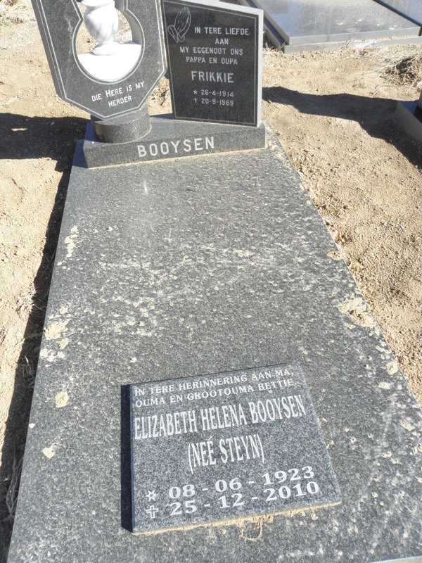 BOOYSEN Frikkie 1914-1981