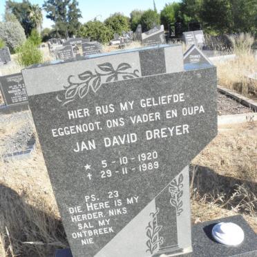 DREYER Jan David 1920-1989