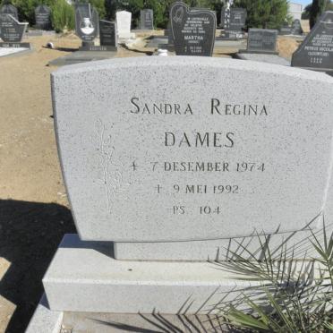 DAMES Sandra Regina 1974-1992
