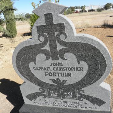 FORTUIN John Raphael Christopher 1969-2001