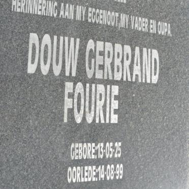 FOURIE Douw Gerbrand 1925-1999