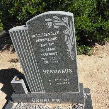 GROBLER Hermanus 1927-1987