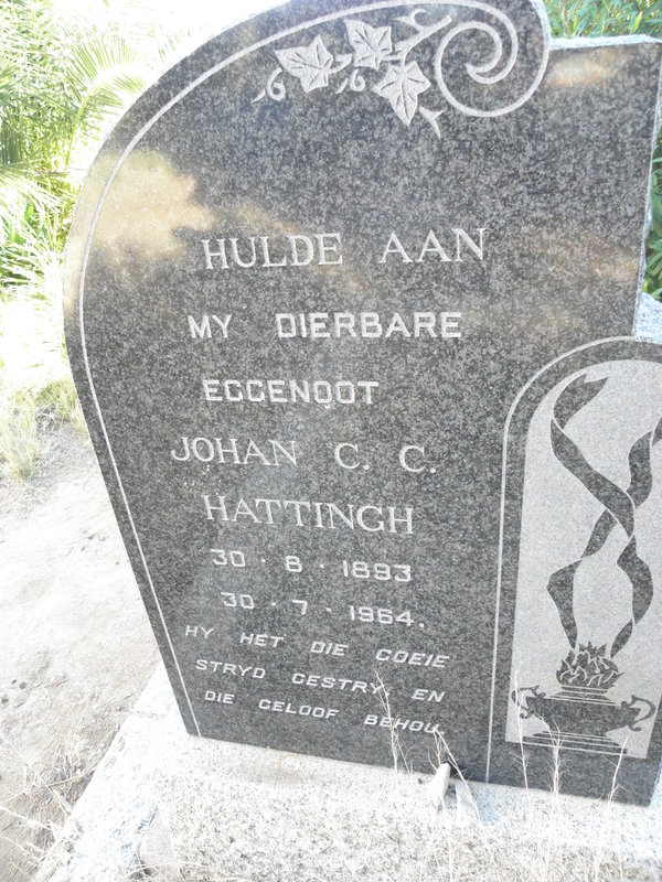 HATTINGH Johan C.C. 1893-1964