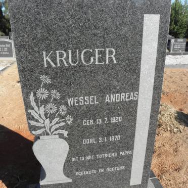 KRUGER Wessel Andreas 1920-1970