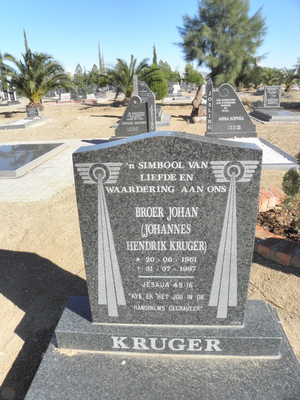 KRUGER Johannes Hendrik 1961-1997