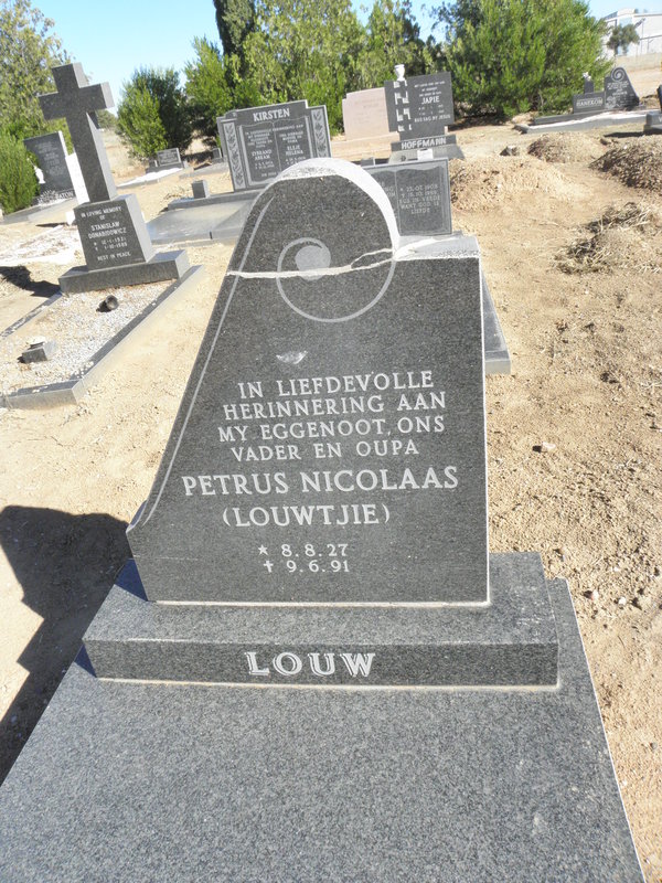 LOUW Petrus Nicolaas 1927-1991