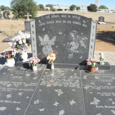 LANGE Emmerentia Melandrie, de 1993-2007 :: BLAAUW Ursala Suné 1993-2007