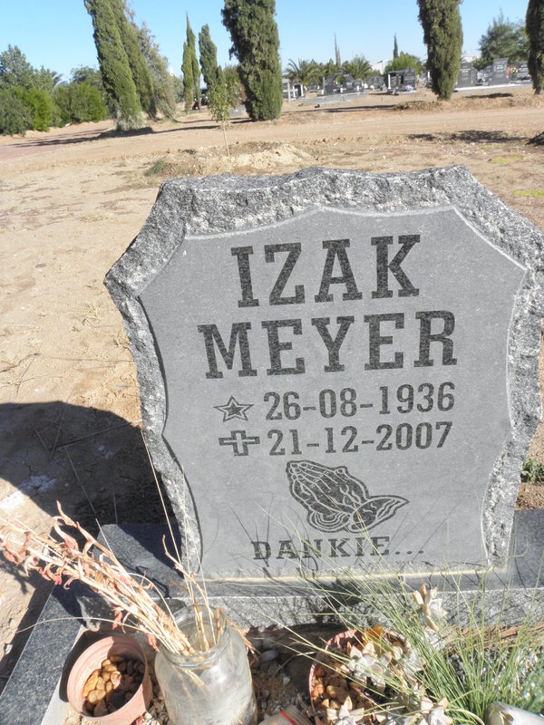 MEYER Izak 1936-2007