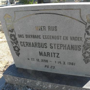 MARITZ Gerhardus Stephanus 1896-1961