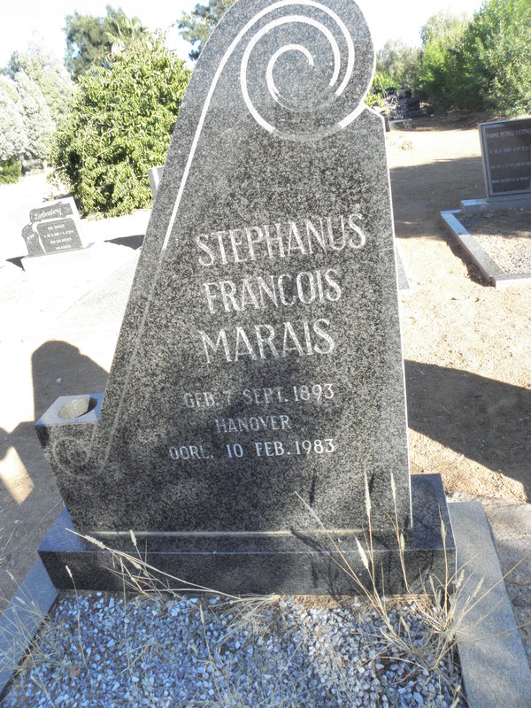 MARAIS Stephanus Francois 1893-1983