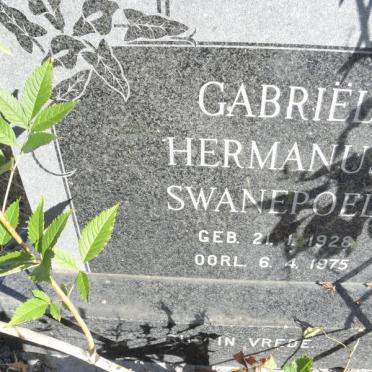 SWANEPOEL Gabriël Hermanus 1928-1975