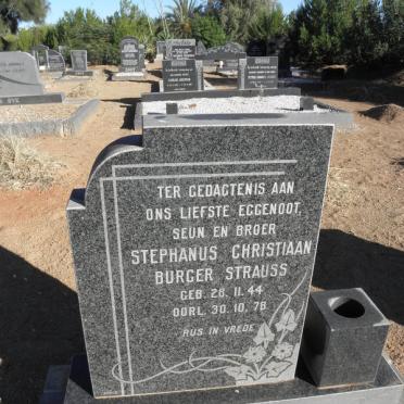 STRAUSS Stephanus Christiaan Burger 1944-1978
