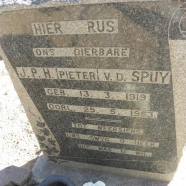 SPUY J.P.H., v.d 1919-1953