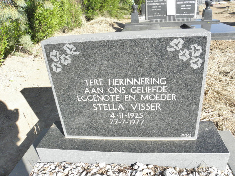 VISSER Stella 1925-1977