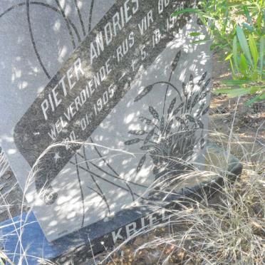 ?CR? Pieter Andries 1905-1978