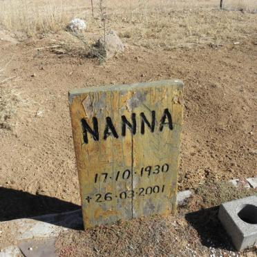 ? Nanna 1930-2001