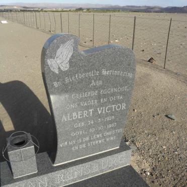 RENSBURG Albert Victor, van 1928-1985