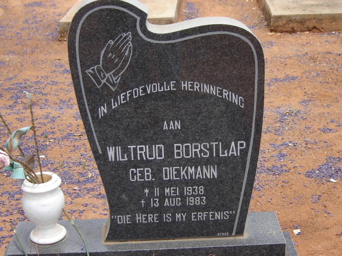BORSTLAP Wiltrud nee DIEKMANN 1938-1983