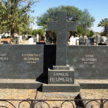 BLUMERS Curt :: BLUMERS Elizabeth C. nee BOTES :: BLUMERS Hans :: BLUMERS Konrad