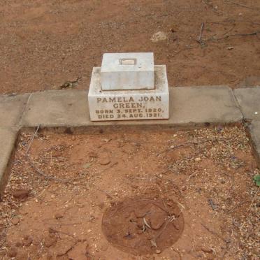 GREEN Pamela Joan 1920-1921