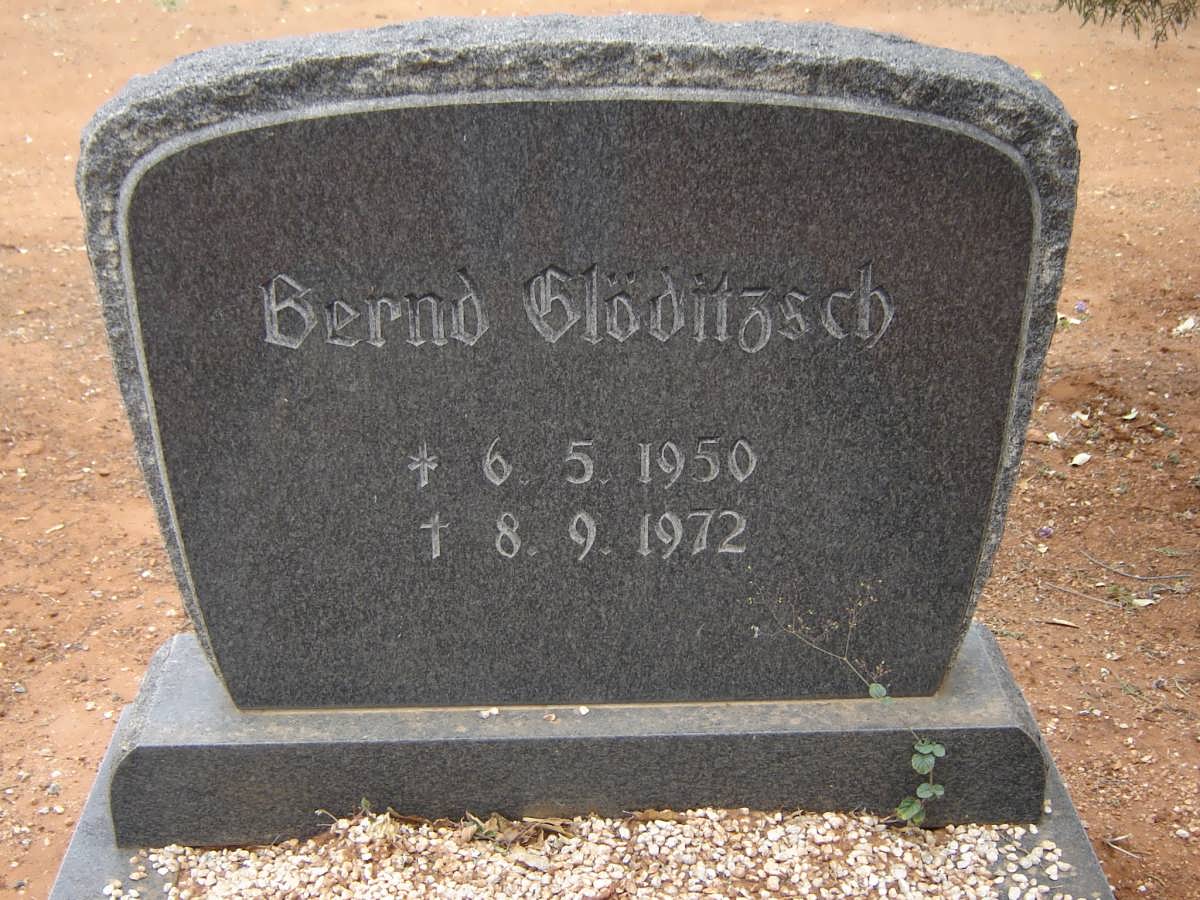 GLÖDITZSCH Bernd 1950-1972