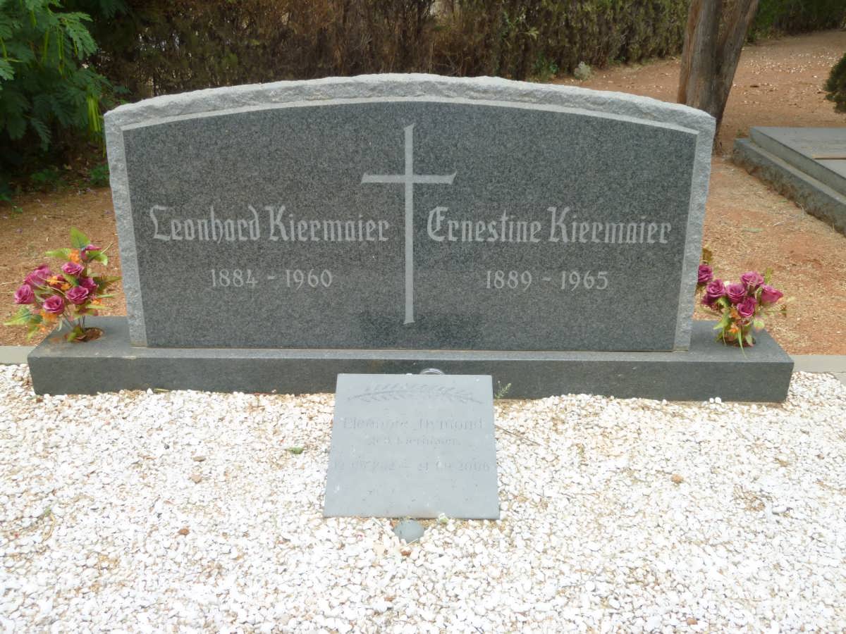 KIERMAIER Leonhard 1884-1960 &amp; Ernestine 1889-1965 :: DYMOND Eleonore nee KIERMAIER 1912-2006