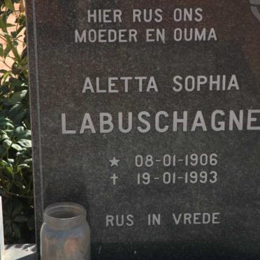 LABUSCHAGNE Aletta Sophia 1906-1993